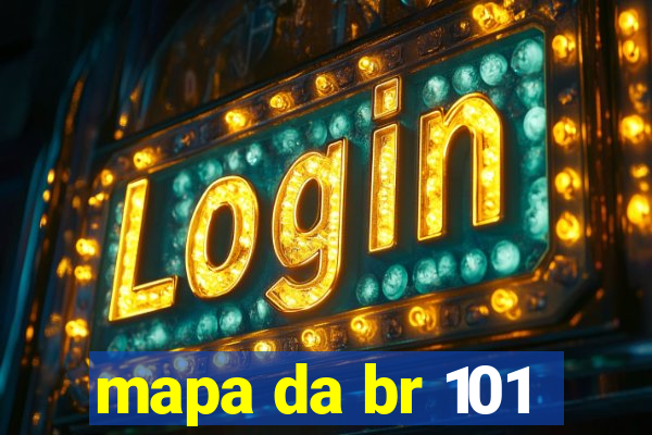 mapa da br 101